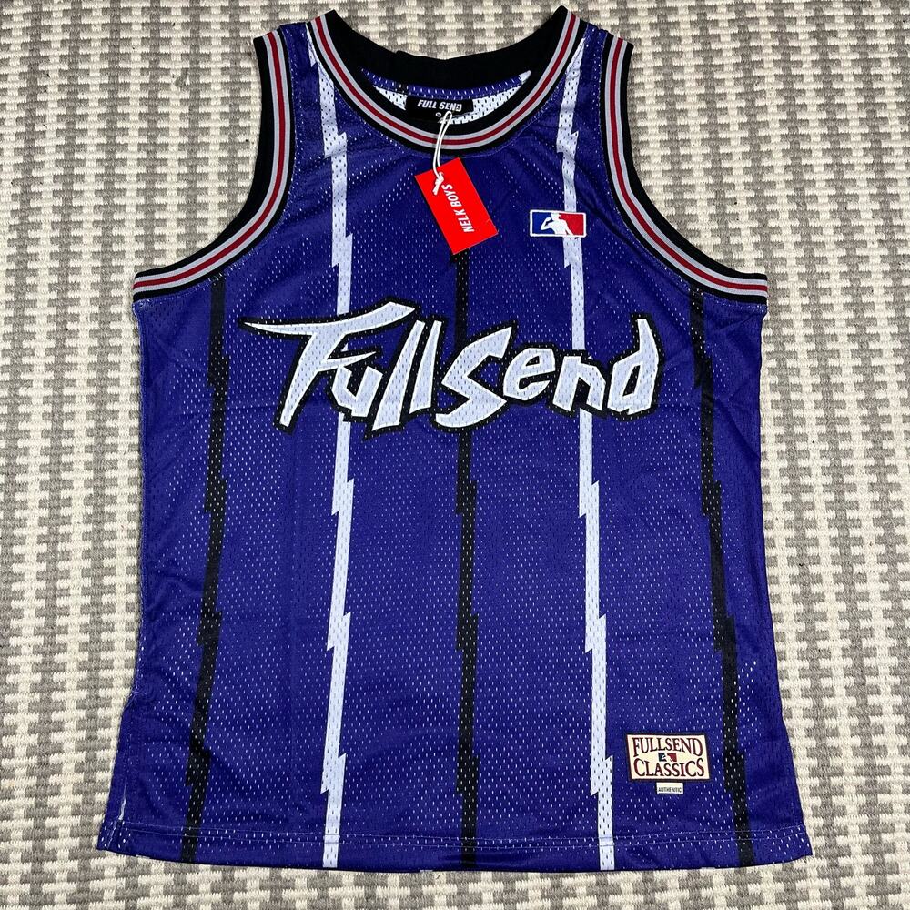 Official‎ Authentic Full Send Nelk Boys Men’s M Toronto Raptors Jersey